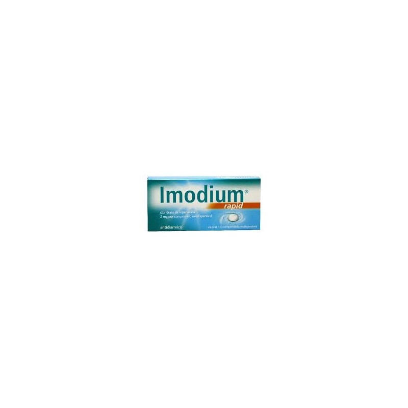 Imodium rapid 10 comprimidos orodispersíveis 