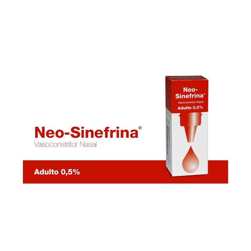 Neo-sinefrina 5 mg/ml gotas nasais 15ml