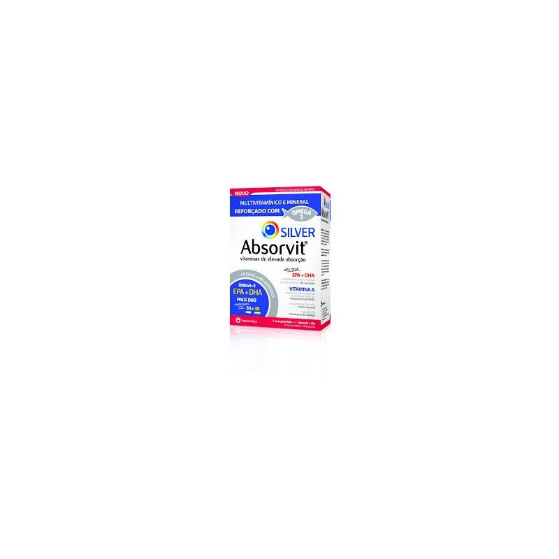 Absorvit silver 30 comprimidos+30cápsulas 