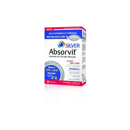 Absorvit silver 30 comprimidos+30cápsulas 