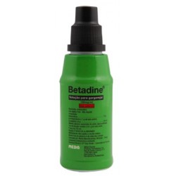 Betadine solução para gargarejar 10% 125ml