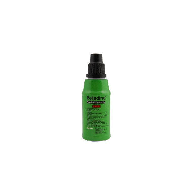 Betadine solução para gargarejar 10% 125ml
