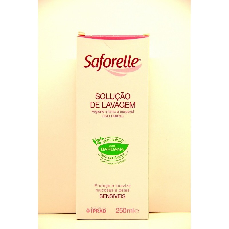 Saforelle solução de lavagem higiene ínitma 250ml