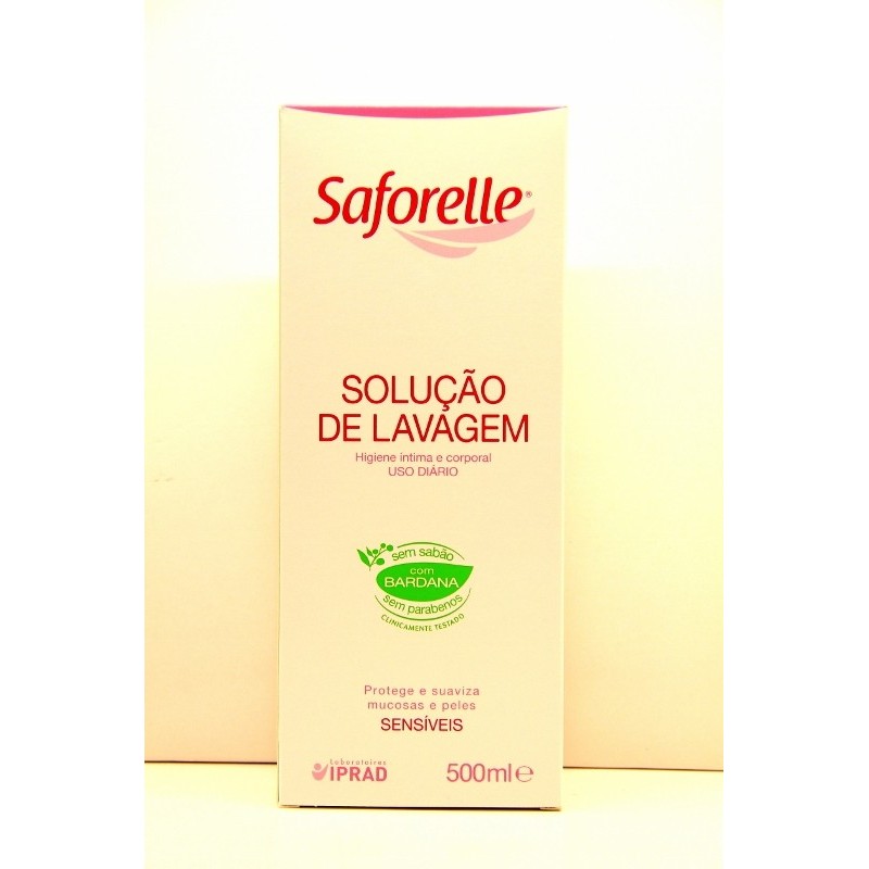 Saforelle solução de lavagem higiene íntima 500ml