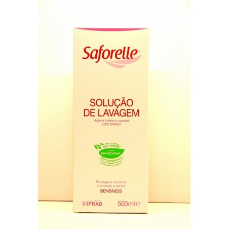 Saforelle solução de lavagem higiene íntima 500ml