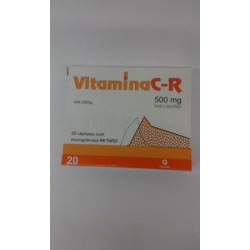 Vitamina C Retard 500mg 20 cápsulas