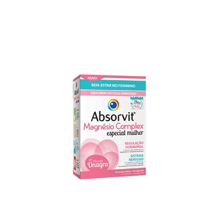Absorvit Magnésio Complex mulher 30 comprimidos + 30 cápsulas