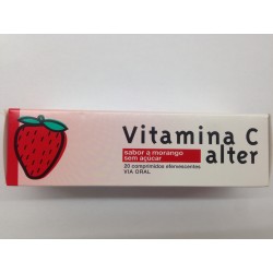 Vitamina C alter laranja 20 comprimidos efervescente 