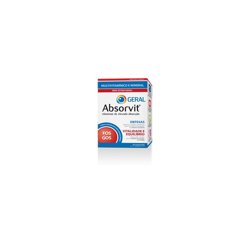 Absorvit geral 30 comprimidos 