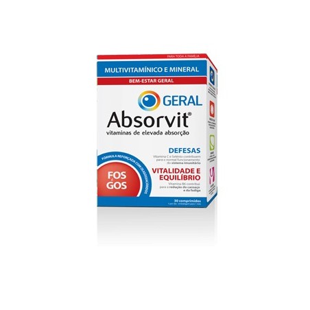 Absorvit geral 30 comprimidos 