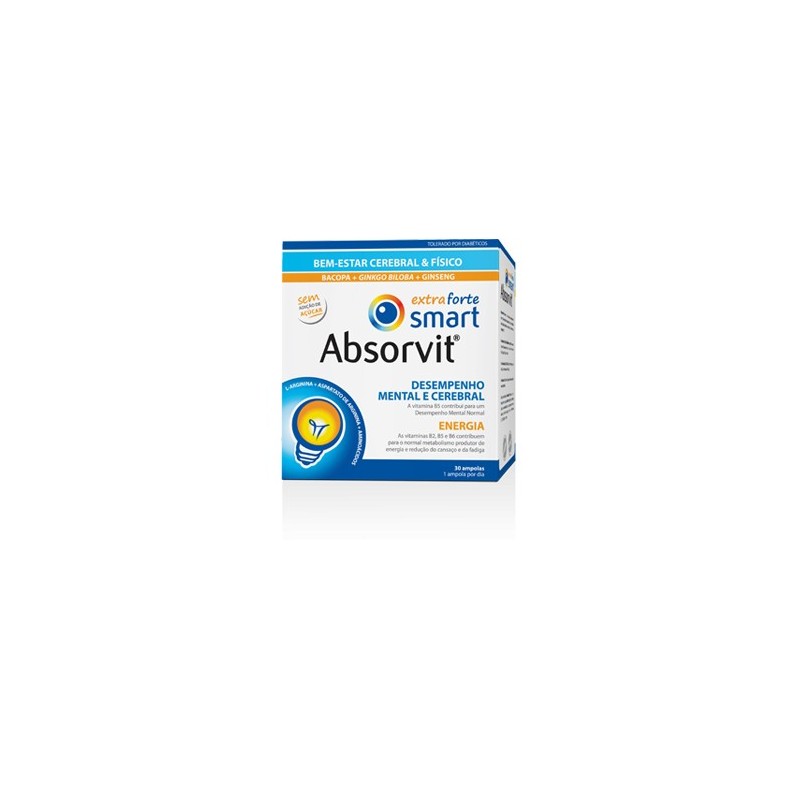 Absorvit Smart Plus extra forte 30 ampolas 10 ml
