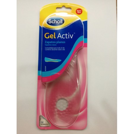 Dr. Scholl gel activ sapatos rasos palmilha de gel mulher