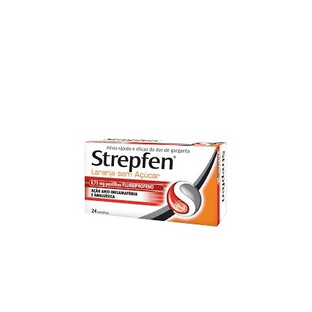 Strepfen 16 pastilhas mel limão 