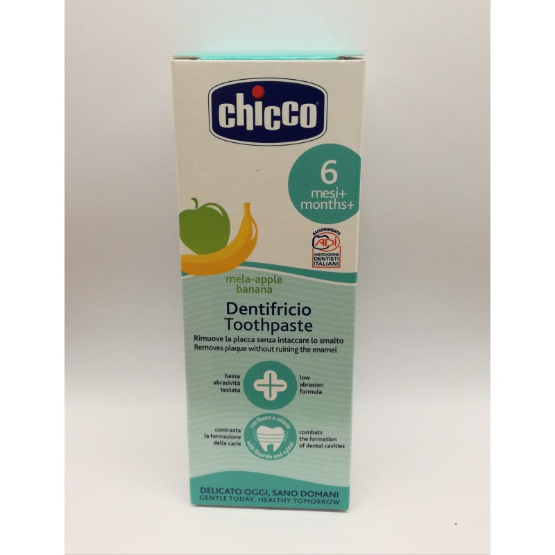 Dentífrico Maça Banana 6M+ Chicco