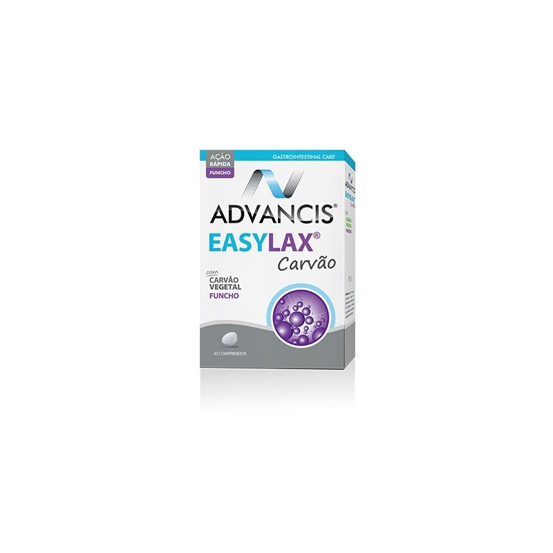 Advancis easylax carvão 45 comprimidos 