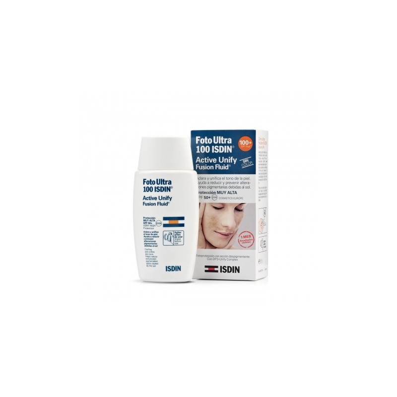 Fotoprotetor ISDIN Ultra 100 active unify fusion fluid 50 ml