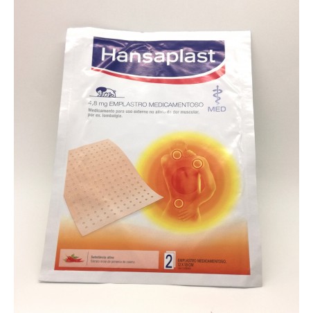 Hansaplast 4.8 mg emplastro medicamentoso 2 unidades